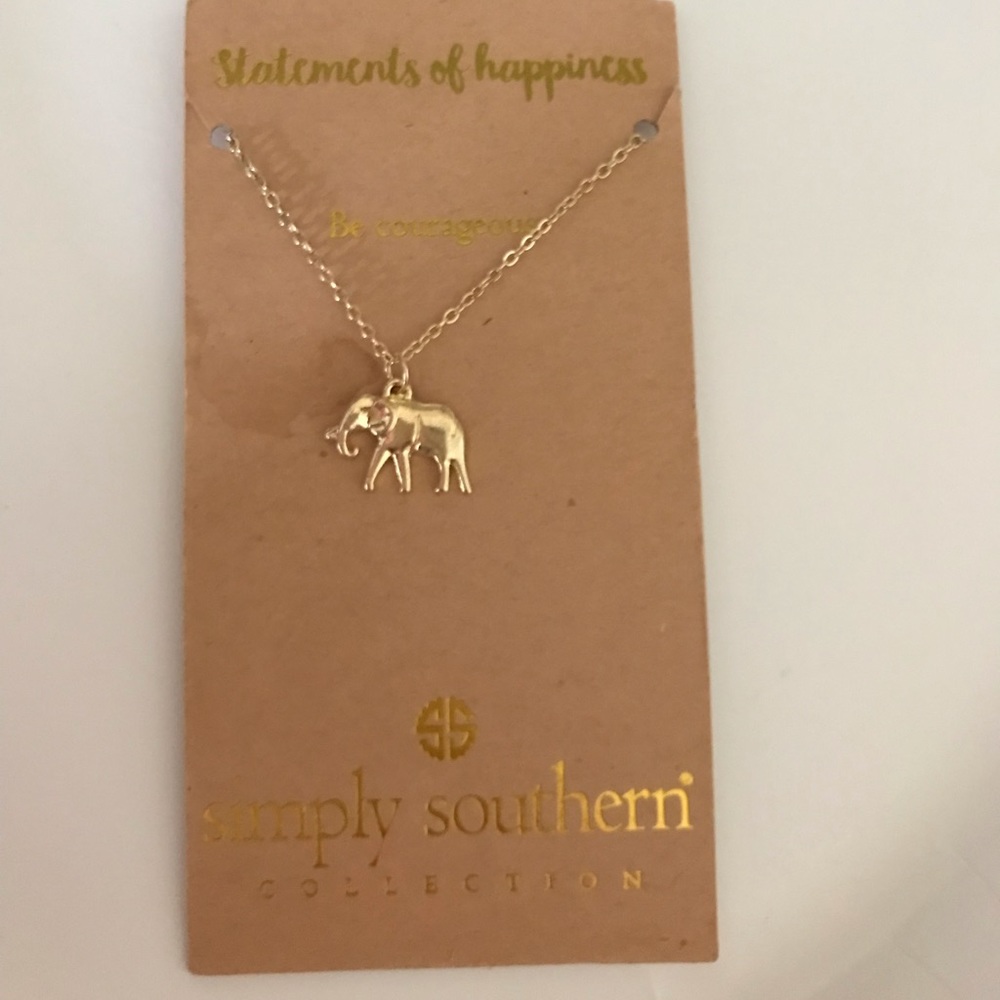 Simply Southern elephant necklace